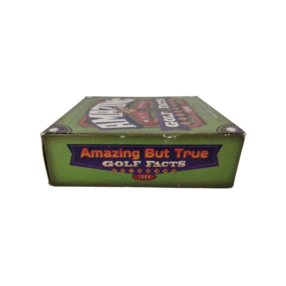 Amazing But True Golf Facts Vintage 1998 Useable in 2026 Calendar New
